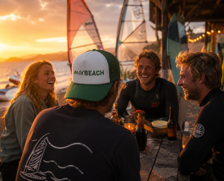 take the feeling with you. Sailing. Surfing. Summer nights. mörBEACH lives in every moment