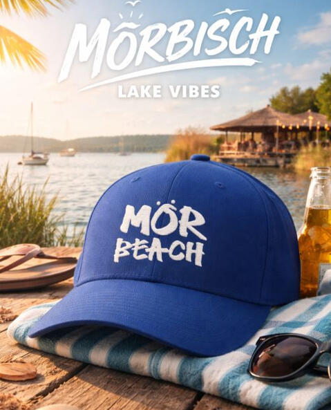 mörBEACH cap blue white